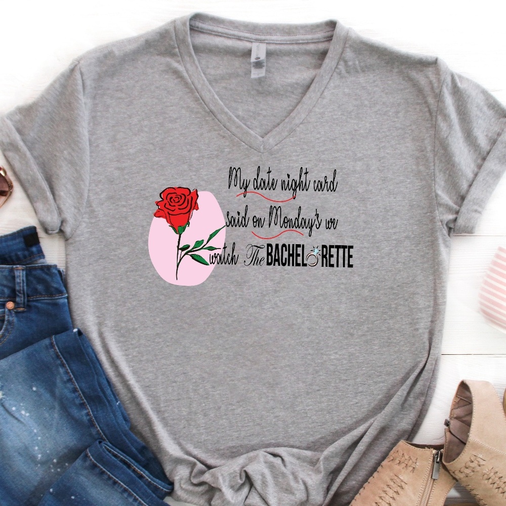 The Bachelorette tv show vneck shirt S-3XL